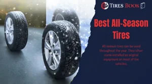 All-season tires on a road