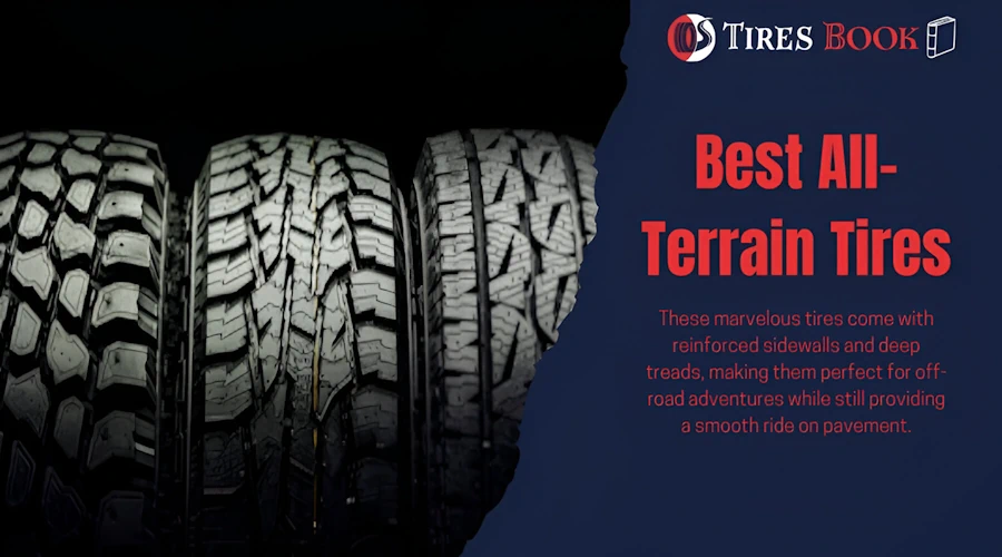 Image showing three all-terrain tires